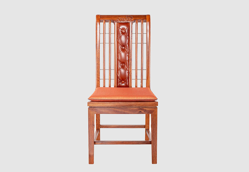 凤泉芙蓉榭中式实木餐椅效果图